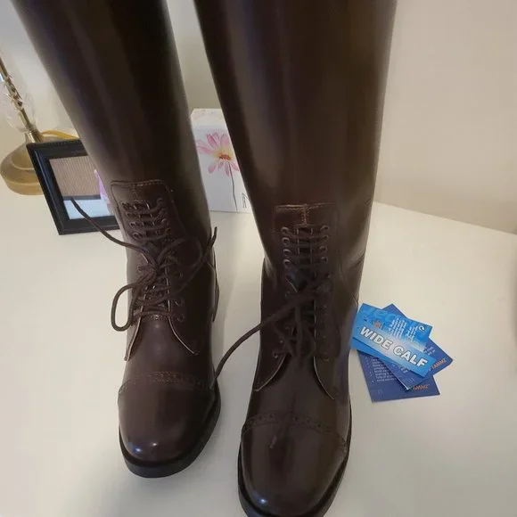 Hispar | Accessories | Hipar Leather Dress Riding Boots | Poshmark